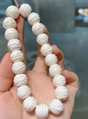 新款时尚藏式文玩驼骨转运珠单圈手串文玩配件手工DIY时尚饰品