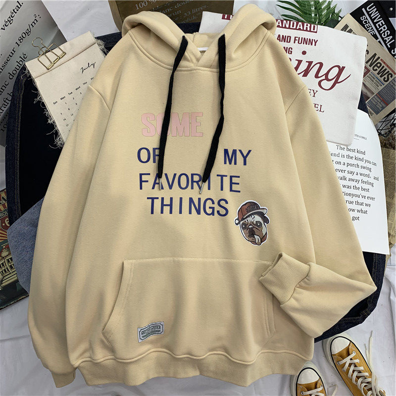 ins古着2020春秋冬新款韩版潮卫衣 天佳丽卫衣/绒衫