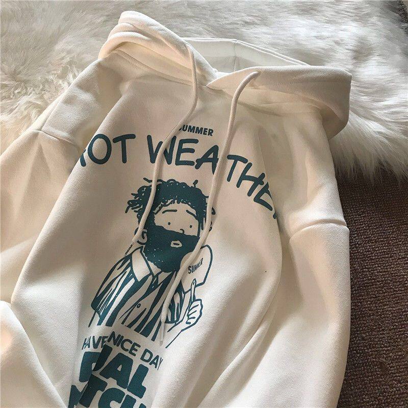 薄款新款美式复古chic港味宽松卫衣 天佳丽卫衣/绒衫