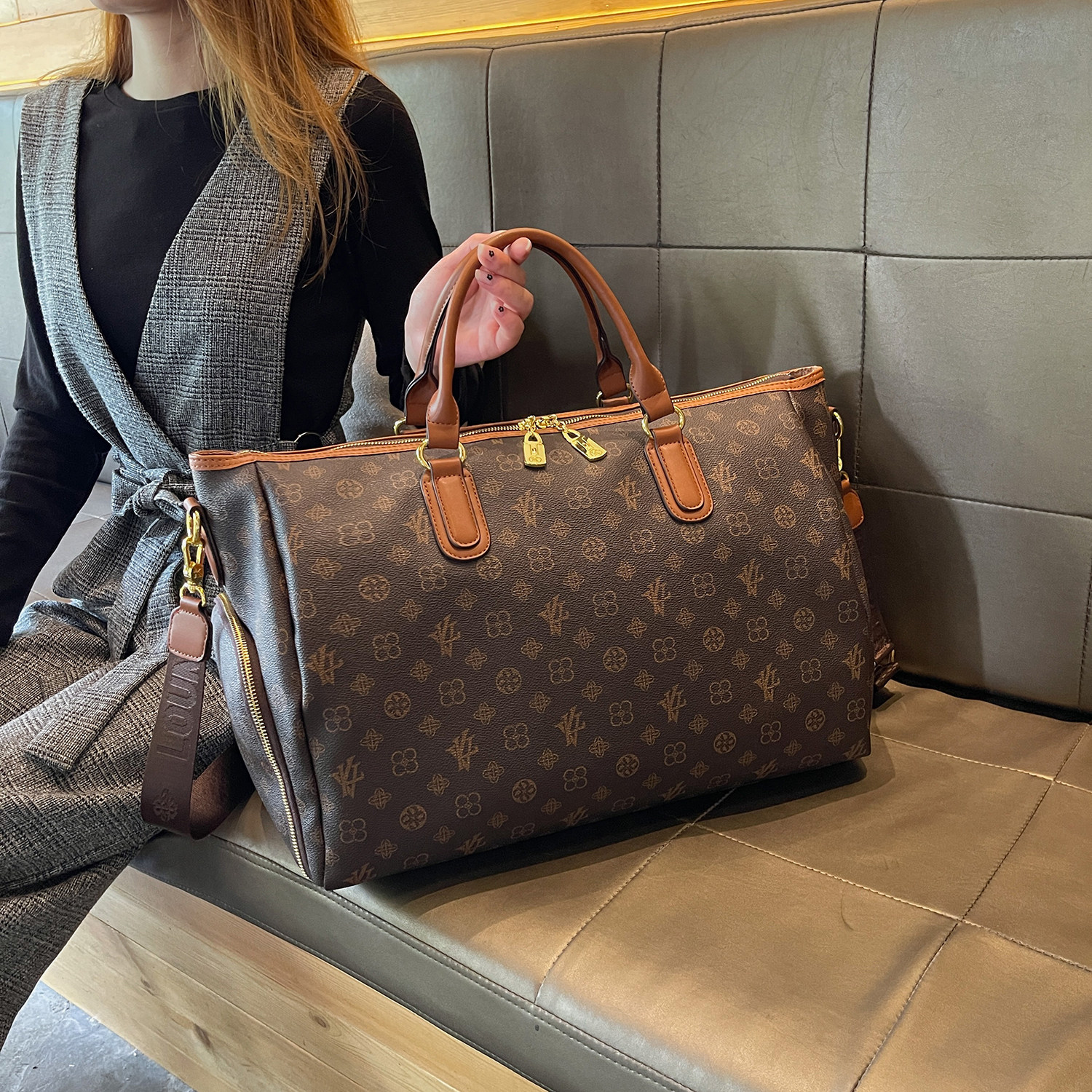 旅行包大容量干湿分离轻便待产包欧美简约手提包出差行李袋登机包,淘宝优惠券,粉丝福利购,淘宝优惠卷