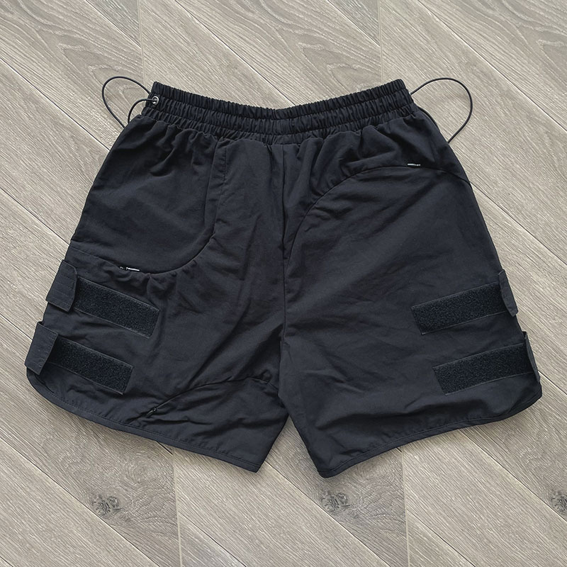 Whoisjacov pair of Puffer Shorts 工装镂空层次机能运动短裤 - 图2