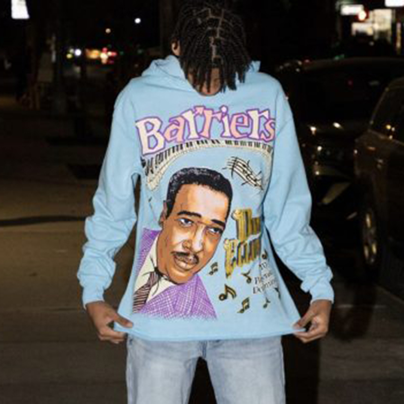 Barriers Duke Ellington Hoodie 明星同款人像男女套头卫衣 - 图1