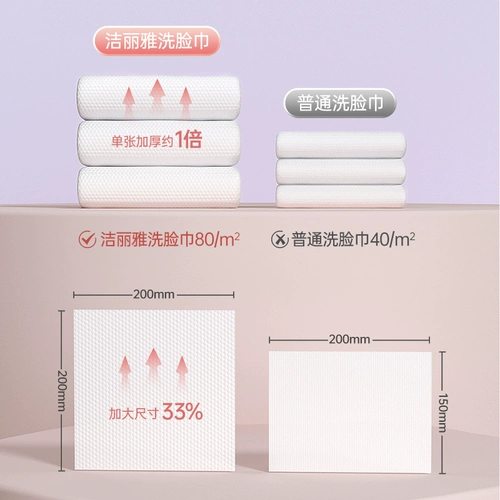 Влажные салфетки для умывания, косметическое очищающее молочко для лица, увеличенная толщина, для салонов красоты