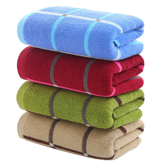 4 pieces of Jieliya towels pure cotton face washing home use adult men and women soft absorbent cotton thickened towel wholesale