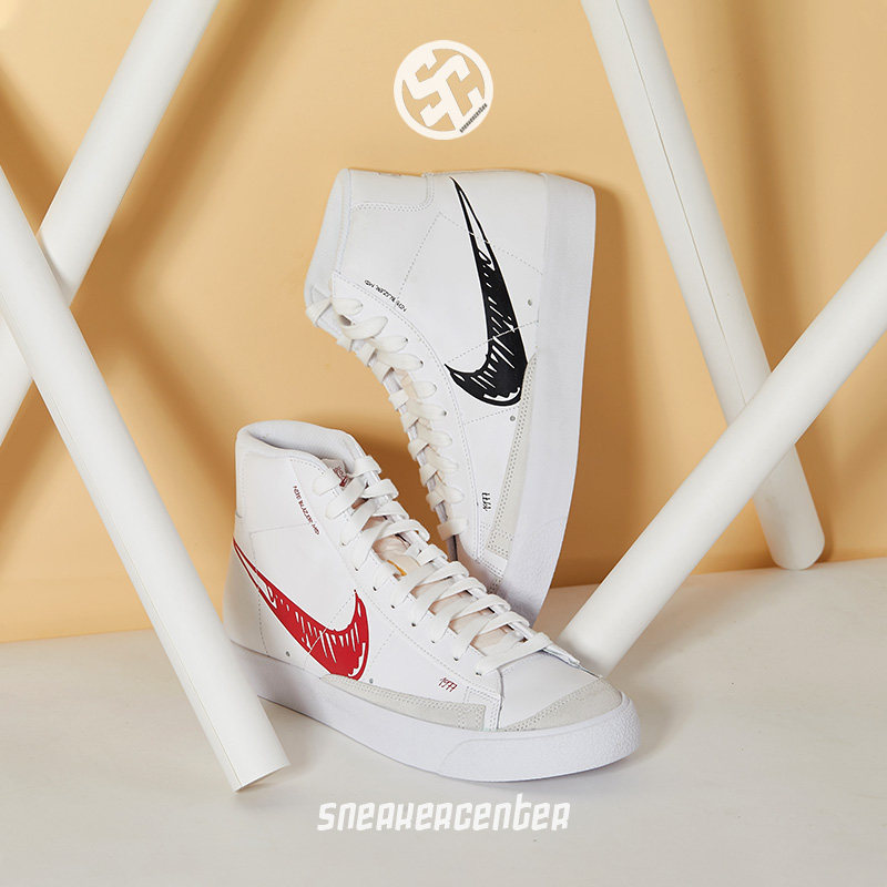 nike /耐克blazer开拓者涂鸦男鞋 SneakerCenter运动板鞋/休闲鞋