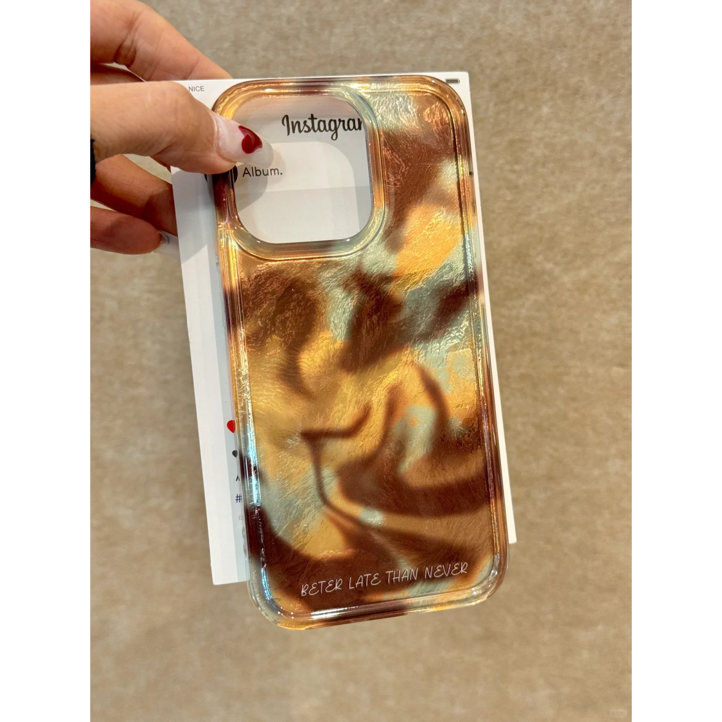 棕咖色晕染适用苹果15promax手机壳iphone16pro个性12华为mate60新款pura70vivo小米14红米note13荣耀oppok70