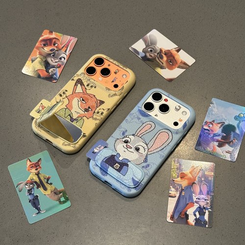 尼克朱迪适用苹果17promax手机壳新款iPhone16pro卡通14华为p70保护套12可爱13小米15秋冬款vivo荣耀oppo支架 - 图2