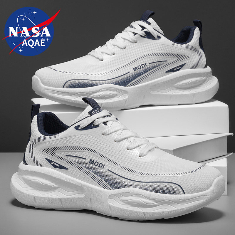 NASA AQAE联名透气轻便爆款网面薄款防臭网鞋运动休闲百搭运动鞋