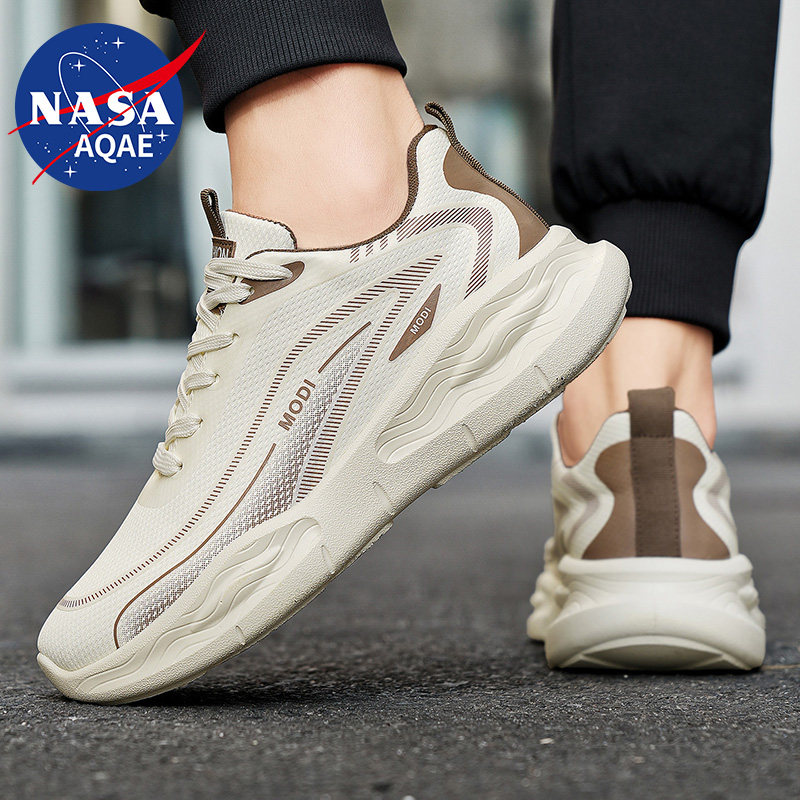 NASA AQAE联名透气轻便爆款网面薄款防臭网鞋运动休闲百搭运动鞋