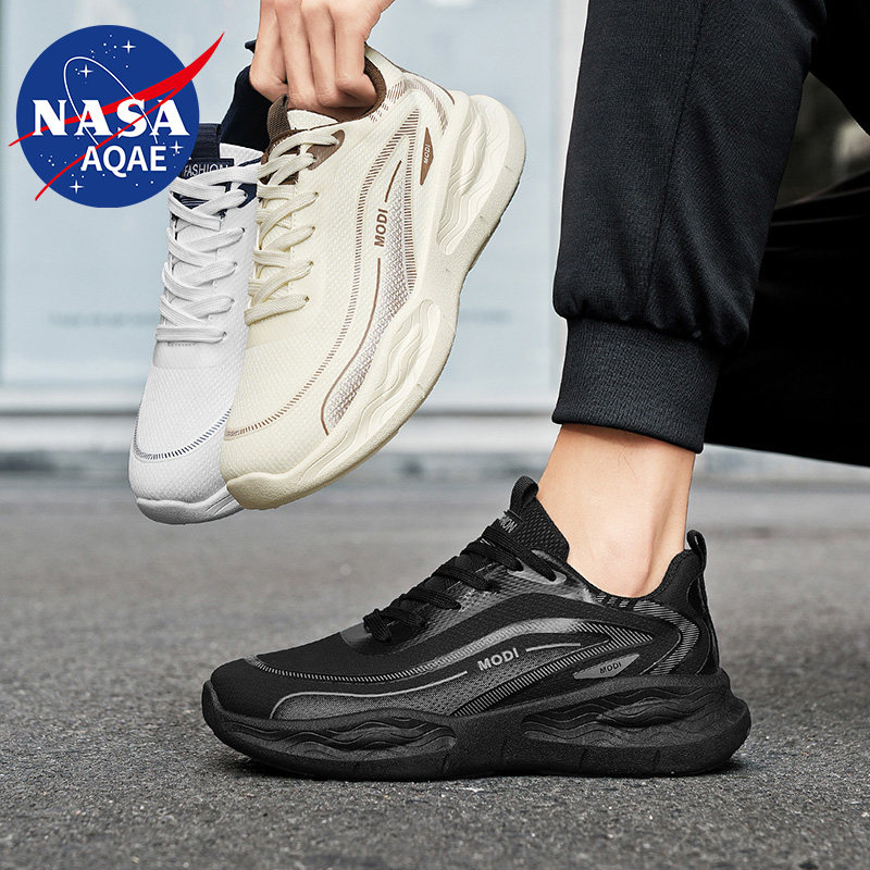 NASA AQAE联名透气轻便爆款网面薄款防臭网鞋运动休闲百搭运动鞋