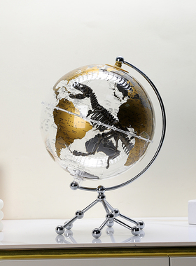 高颜值透明发光地球仪3d立体悬浮