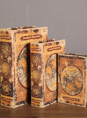 假书仿真古典风怀旧拍摄收纳盒