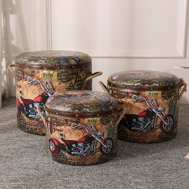 收纳凳储物凳可坐人换鞋凳客厅卡通穿鞋凳子家用门口收纳箱陪读凳 - 图1