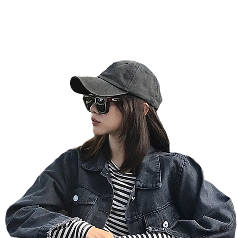 店主自留高品质灰黑色棒球帽复古纯棉鸭舌帽宽檐遮阳帽男女帽子