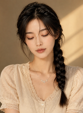 999纯银浪漫栀子花项链女2027新款轻奢田园风清新吊坠锁骨链礼物