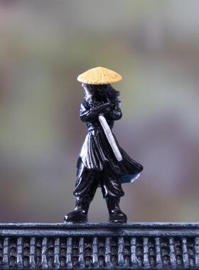 江湖侠客姜太公钓鱼摆件