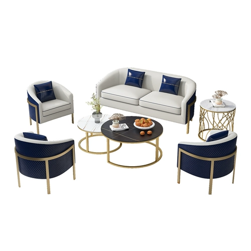 Северный кожаный диван высокий уровень Light Luxury Uxtified Office Office, стул отель лобби в отдел переговоров по переговорам по переговорам