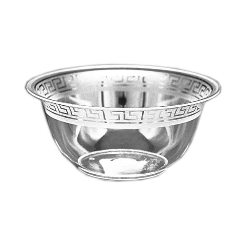 加厚一次性太空餐具航空水晶碗透明碗加厚硬质碗婚庆碗汤碗野餐碗 - 图3