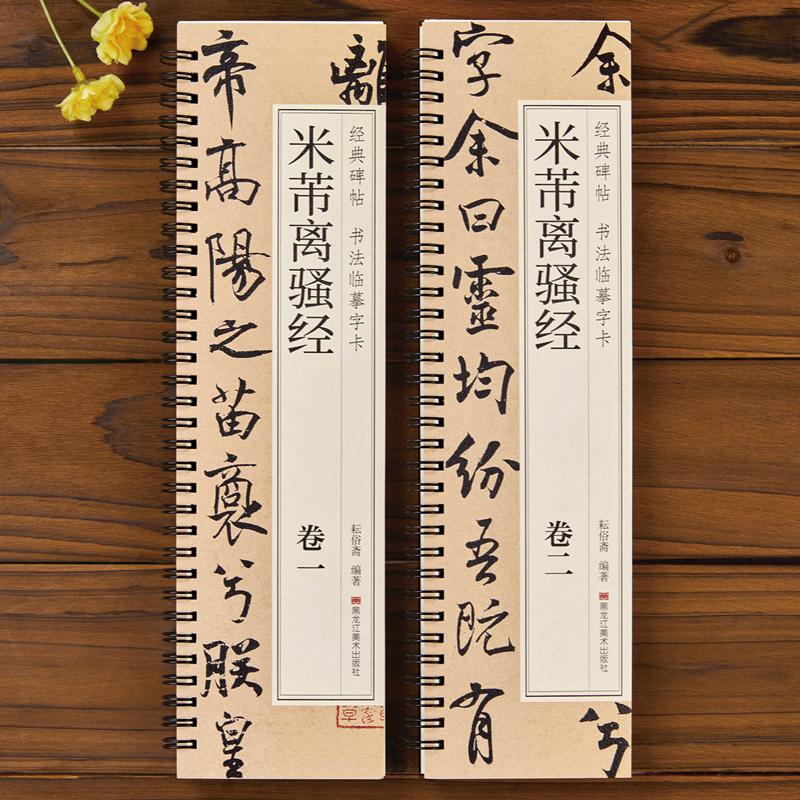 米芾离骚经行楷字帖行书书法毛笔字帖北宋经典碑帖书法临摹字卡原大版墨迹本近距离书法字帖卡 近距离临摹字卡黑龙江美术 - 图0