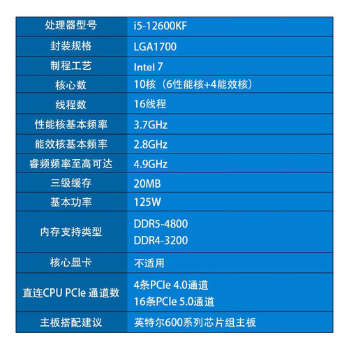 英特尔12600KF/14100F/12100F/14700KF搭七彩虹H610/B760台式主板 - 图1