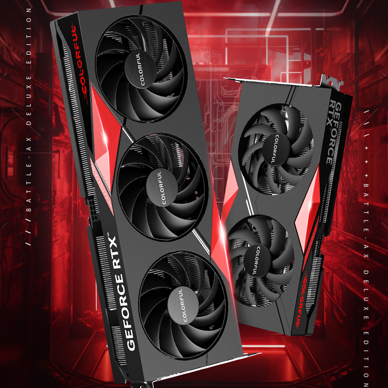七彩虹RTX3060 4060 4060ti 8G战斧AD火神台式电脑黑神话悟空显卡-图3