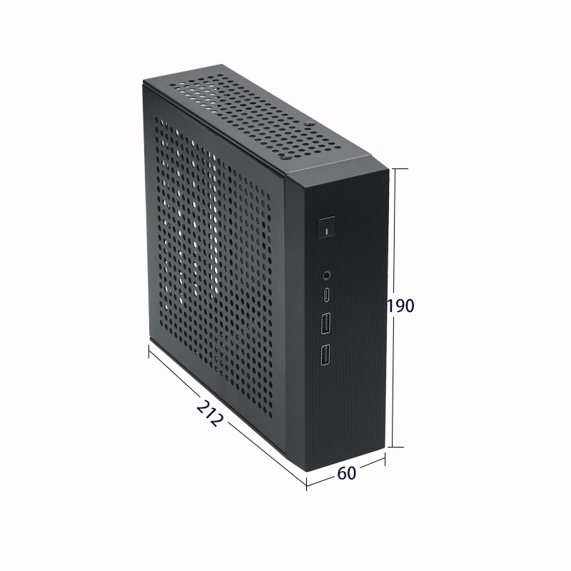 SKTC星开天M09迷你HTPC机箱工控机箱17*17主板机箱全新商务桌面 - 图2