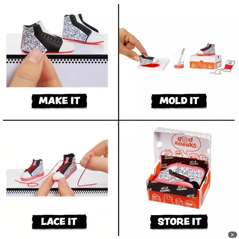 miniverse迷你惊喜鞋球手工DIY制作仿真鞋子微缩盲盒玩具儿童礼物,淘宝优惠券,粉丝福利购,淘宝优惠卷