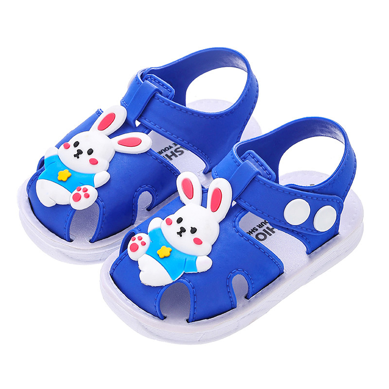 儿童凉鞋婴幼儿夏季男童小童露趾学步鞋软底防滑防踢女童幼童鞋