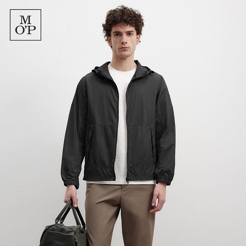 Marc O'Polo/MOP2025夏季新款简约百搭连帽可收纳防晒服男士外套,淘宝优惠券,粉丝福利购,淘宝优惠卷