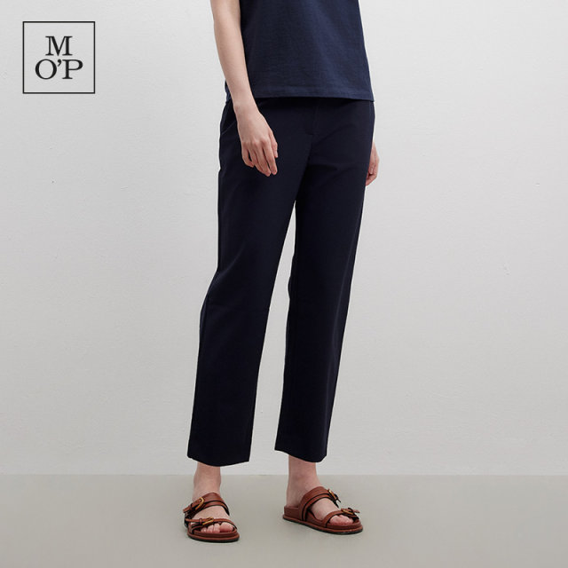 Marc O Polo/MOP brand classic series simple straight sweat-absorbent breathable loose casual pants for women