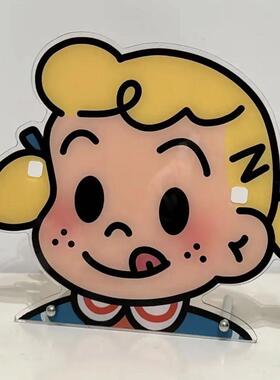 原田治亚克力女孩发夹收纳架可爱眼镜支架多功能展示桌面装饰摆件