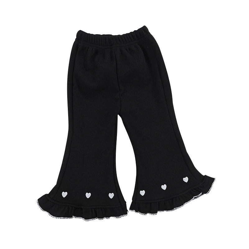 女童打底裤秋冬加绒保暖韩版喇叭裤修身宝宝外穿潮流长裤,淘宝优惠券,粉丝福利购,淘宝优惠卷