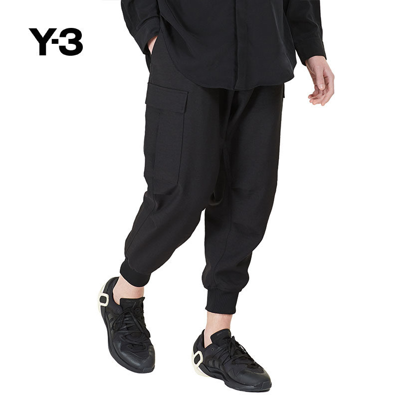 [季末折扣]Y3山本耀司男士秋冬长裤款宽松束脚时尚工装裤子HG8604,淘宝优惠券,粉丝福利购,淘宝优惠卷