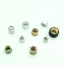 Add high hydraulic nut sleeve 45 Number of steel high-pressure tubing Anti-threaded internal thread nut Dandelion Beauty