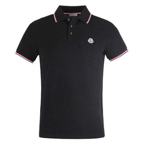现货MONCLER/盟可睐男款短袖POLO衫蒙口半袖 - 图3