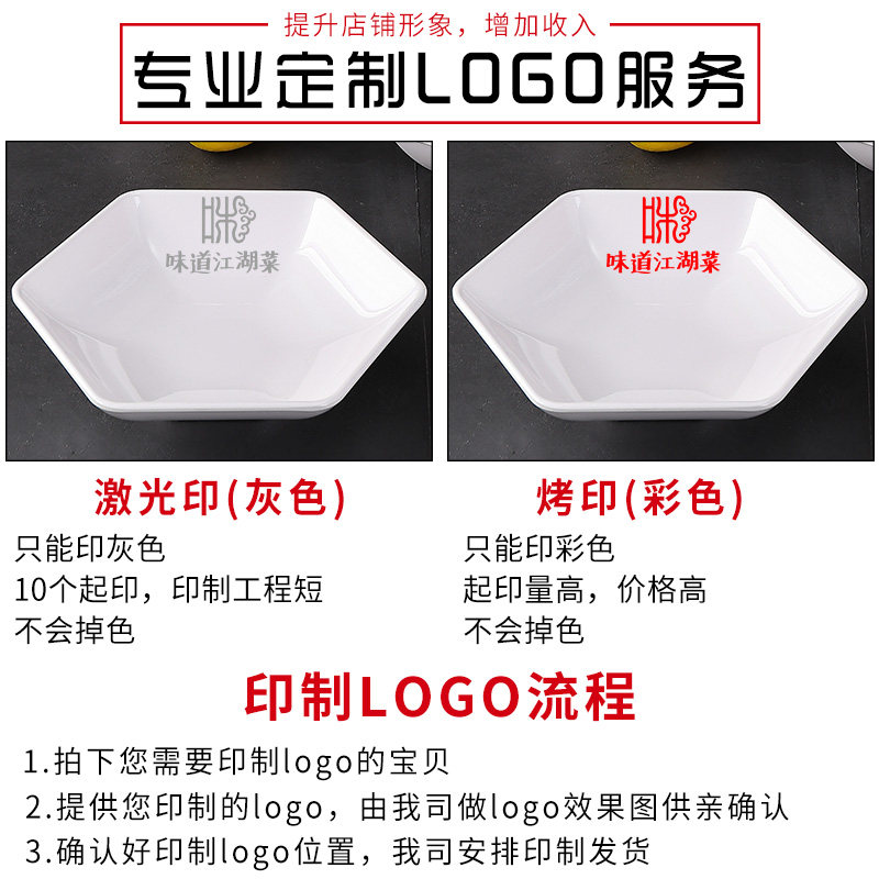密胺餐具凉拌菜盘子商用酒店塑料深汤盘小吃碟个性创意餐厅配菜盘