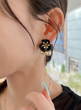 日本贵和手工珍珠装饰花卉花帽
