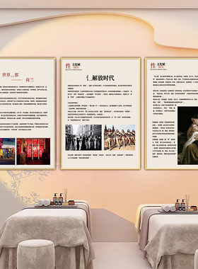 性文化挂画私密保养海报妇科壁画