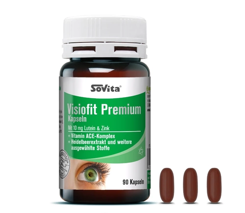 Смешанный FA German Sovita Высокоэффективный черничный лютеин DHA DHA DRICH EYE CAPSULE VILIKANG COMPLEANGENTION 90 Капсулы