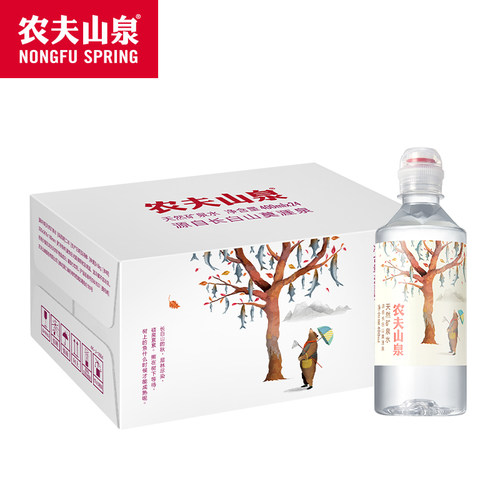【百亿】农夫山泉运动盖天然矿泉水400ml*24瓶整箱 - 图1