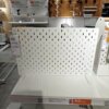IKEA hole board desktop storage assembly