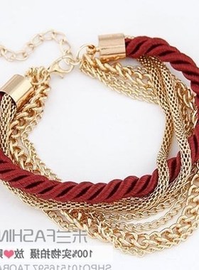 women bracelets女绳简约手链зима браслет