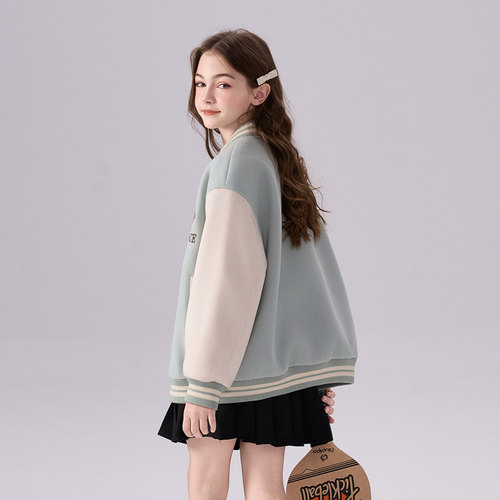 【直播专属2243】女童棒球服外套2026新款女孩洋气春季童装女大童 - 图3