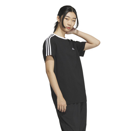 阿迪达斯adidas官方旗舰2024夏女短袖T恤JI6977