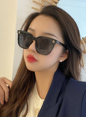 2024新款无边框黑色墨镜女