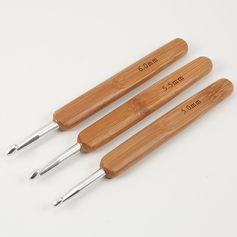 碳化竹柄钩针工具全套毛线毛衣手工编织钩织勾针套装diy材料包4.0,淘宝优惠券,粉丝福利购,淘宝优惠卷