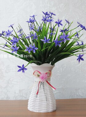 客厅卧室套装盆栽餐桌茶几仿真花