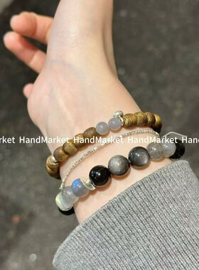 925银手链 【云间月】通勤百搭简约手串搭配女