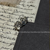 925 silver ring, prom skirt open ring, niche simple and personalized fashion 0911