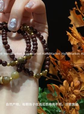 925银手链 JIUJIU【糖心风暴多圈复古手串】百搭时尚复古小众手串